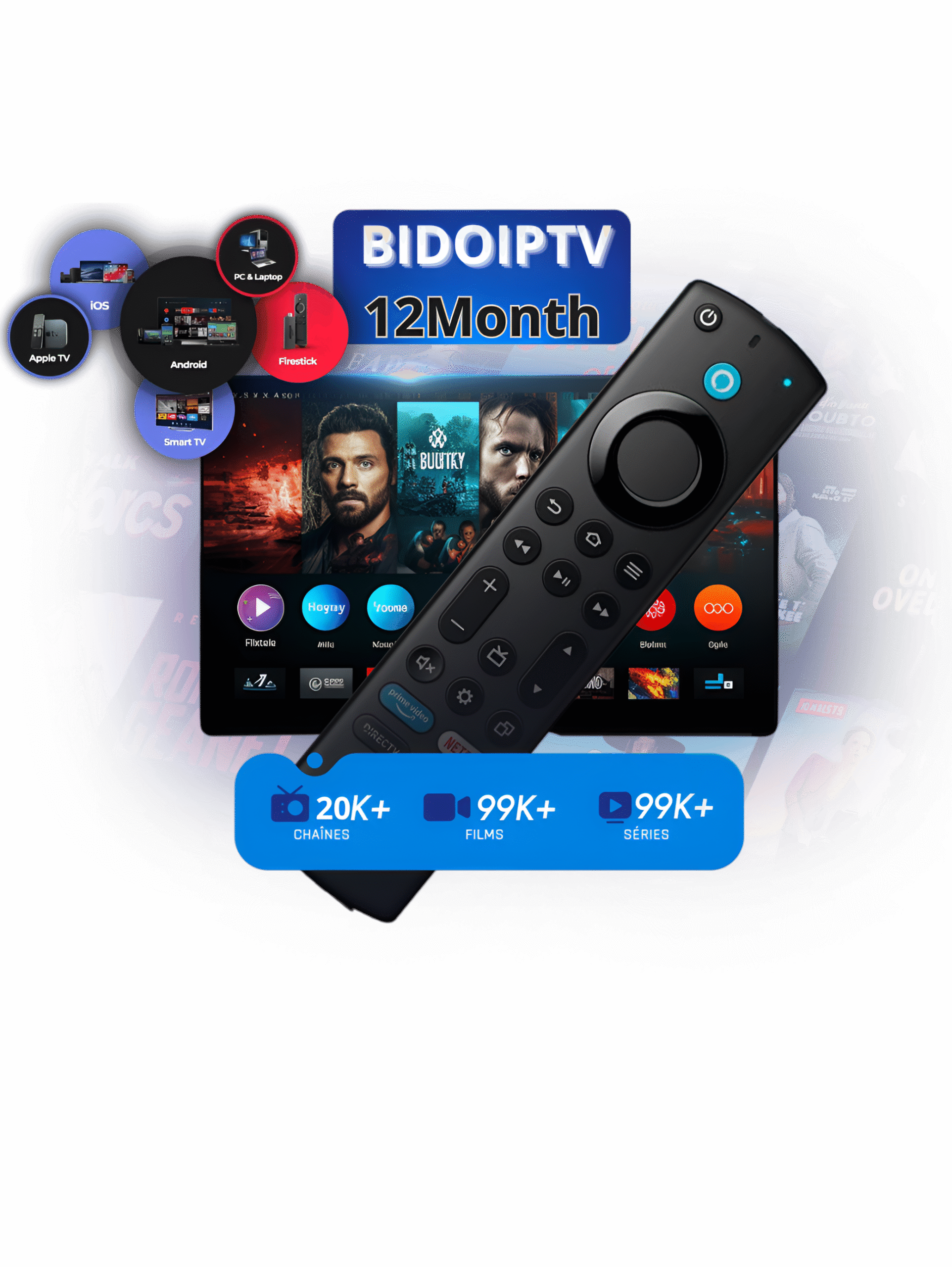 12-Months IPTV Subscription – BidoIPTV