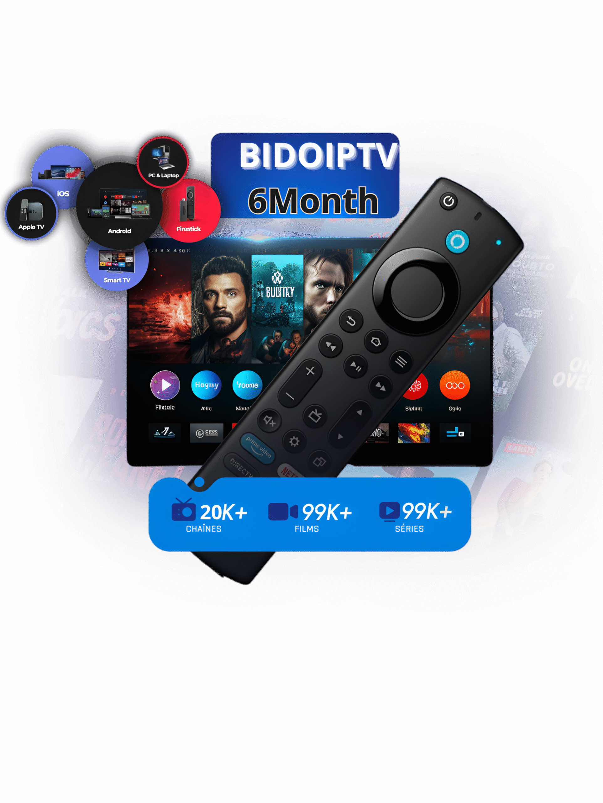 6-Months IPTV Subscription – BidoIPTV